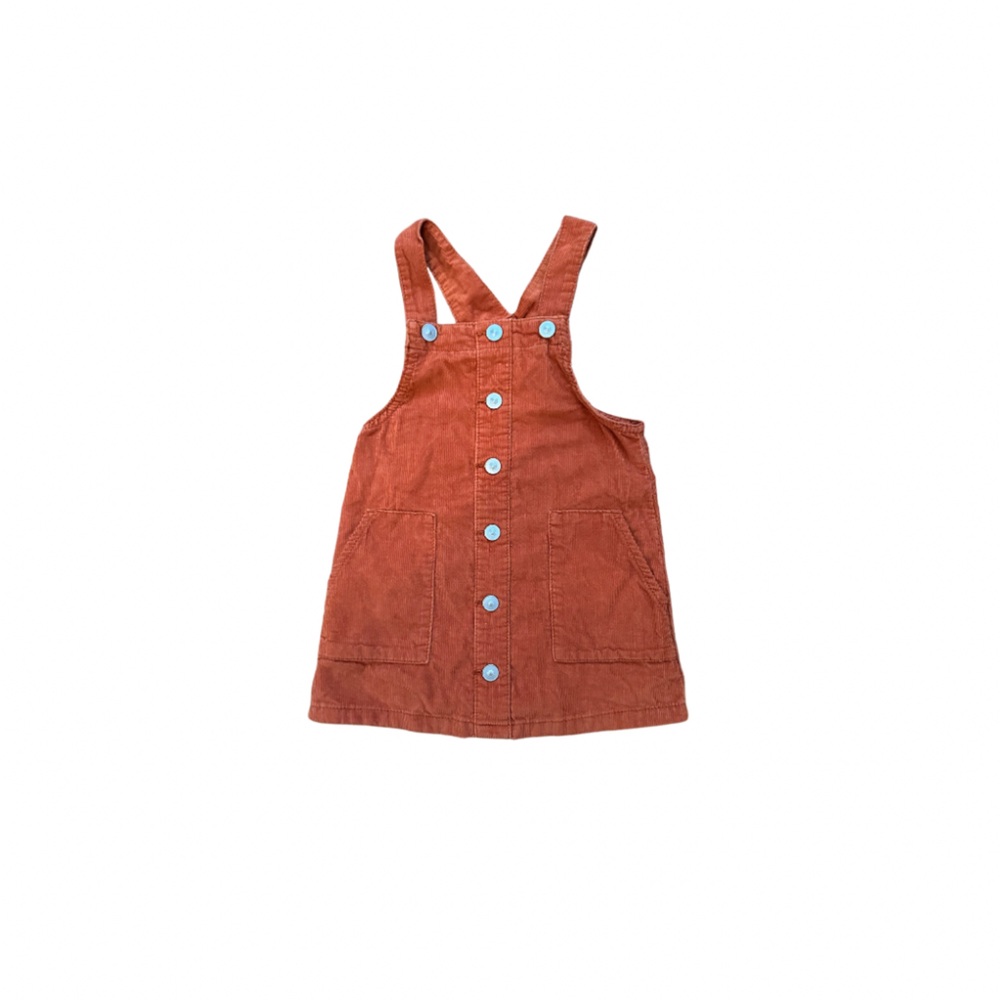 Girl Corduroy Overall Dress